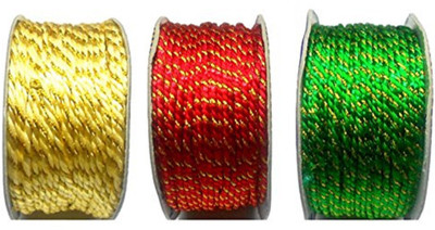 

GOELX Designer Fancy Dori Thread Rolls Bundle for Jewellery Making/Craftsworks/Diy Projects/Apparel Designing Pack3-2