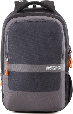 

American Tourister Tech Q 29 L Laptop Backpack(Black, Grey)