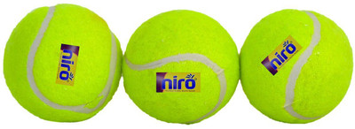 

Niro Heavy Weight Rubber Tennis Ball (Yellow) (Pack of 3) Cricket Leather Ball(Pack of 3, Multicolor)