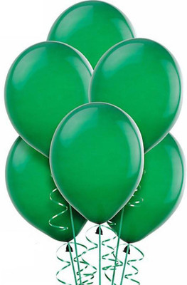 

YNS Crafts Stock Solid Crafts stock _114-25 Balloon(Green, Pack of 25)