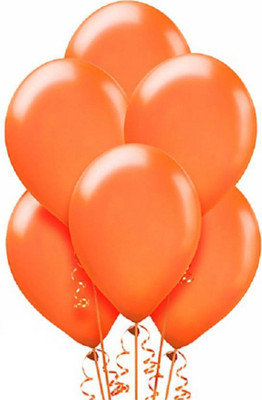 YNS Crafts Stock Solid Crafts stock _099-25 Balloon(Orange, Pack of 25)