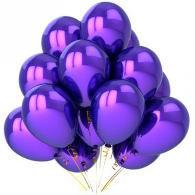 

YNS Crafts Stock Solid Crafts stock _079-50 Balloon(Purple, Pack of 50)