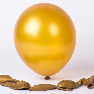 

YNS Crafts Stock Solid Crafts stock _144-75 Balloon(Gold, Pack of 75)