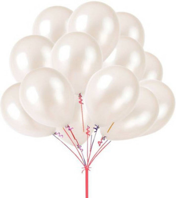 YNS Crafts Stock Solid Crafts stock _077-50 Balloon(White, Pack of 50)