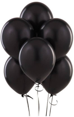 

YNS Crafts Stock Solid Crafts stock _103-25 Balloon(Black, Pack of 25)