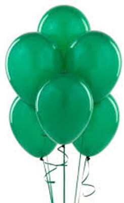 

YNS Crafts Stock Solid 111-75 Balloon(Green, Pack of 75)