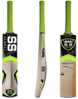 

Samrat sports 20-20 English Willow Cricket Bat English Willow Cricket Bat(Short Handle, 1100-1250 kg)