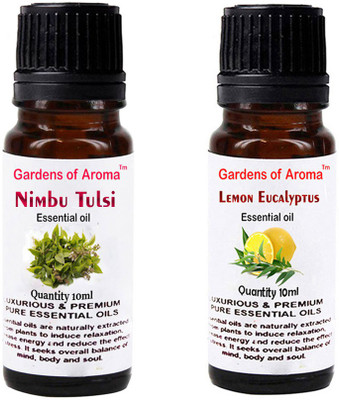 

Gardens Of Aroma Nimbu Tulsi And Lemon eucalyptus(20 ml)