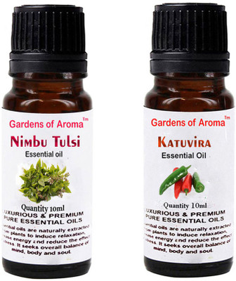 

Gardens Of Aroma Nimbu Tulsi And Katuvira(20 ml)