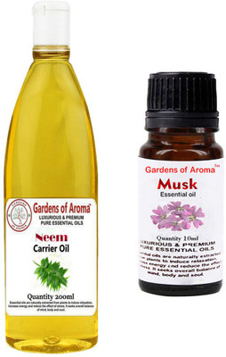 

Gardens Of Aroma Neem Carrier Oil And Musk Essential Oil(210 ml)