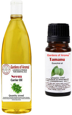 

Gardens Of Aroma Neem Carrier Oil And Tamanu Essential Oil(210 ml)