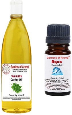 

Gardens Of Aroma Neem Carrier Oil And Aqua Essential Oil(210 ml)