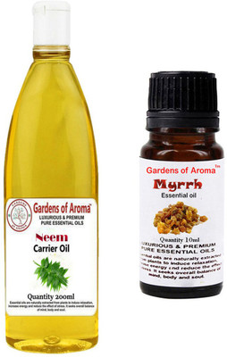 

Gardens Of Aroma Neem Carrier Oil And Myrrh Essential Oil(210 ml)