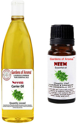 

Gardens Of Aroma Neem Carrier Oil And Neem Essential Oil(210 ml)