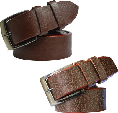 

Sun Shopping Men Formal Brown Synthetic Belt