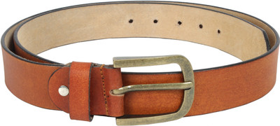 

Hidelink Men & Women Casual Tan Genuine Leather Belt