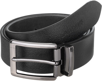 

Laurels Men Black Genuine Leather Belt