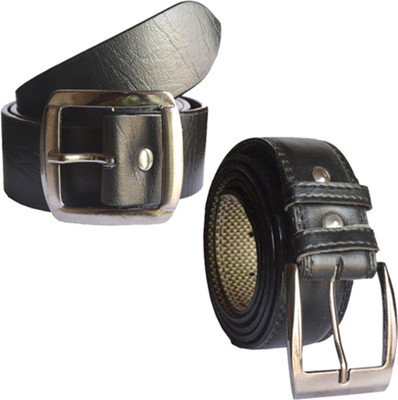 

Sun Shopping Men Formal Black Synthetic Belt