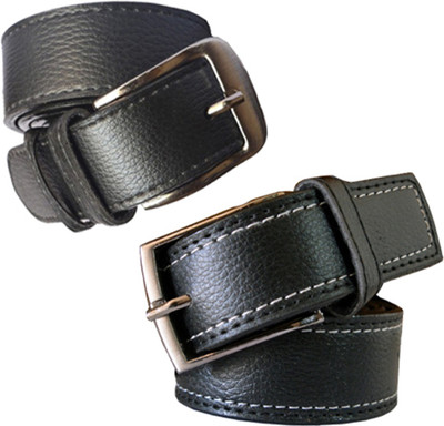 

Sun Shopping Men Formal Black Synthetic Belt