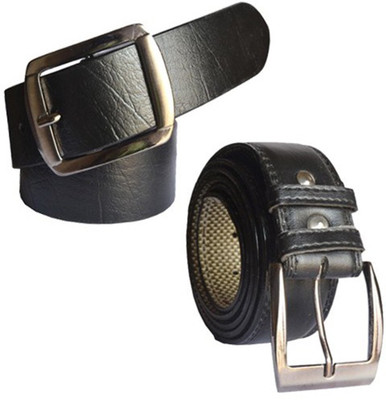 

Sun Shopping Men Formal Black Synthetic Belt