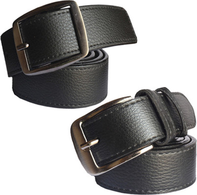 

Sun Shopping Men Formal Black Synthetic Belt