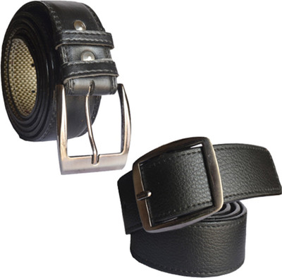 

Sun Shopping Men Formal Black Synthetic Belt