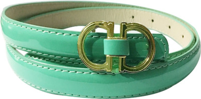 

shopjinie Women Casual Green Synthetic Belt, Black