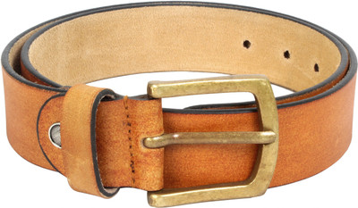 

Hidelink Men & Women Casual Tan Genuine Leather Belt
