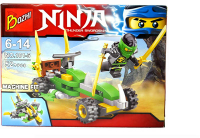 

Powerpak Ninja Thunder Swordsman,Toy Building Figures 3D Puzzle For Ages 6+ (52+ Pieces) (101-5)(Multicolor)