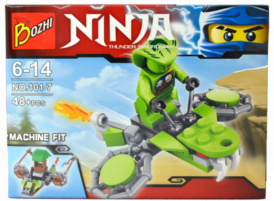 

Powerpak Ninja Thunder Swordsman,Toy Building Figures 3D Puzzle For Ages 6+ (48+ Pieces) (101-7)(Multicolor)