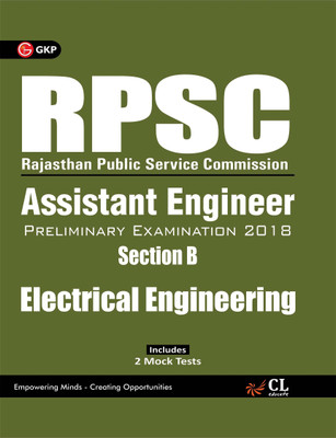 Rpsc Assistant Engineer Electrical Engineering (Section B) Preliminary Examination 2018  - Includes 2 Mock Tests 1 Edition(English, Paperback, unknown)