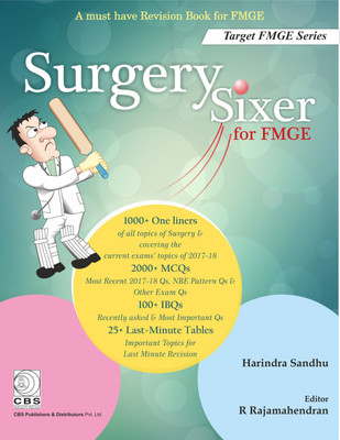 Surgery Sixer for FMGE(English, Paperback, Dr Harindra Sandhu, Dr R Rajamahendran)