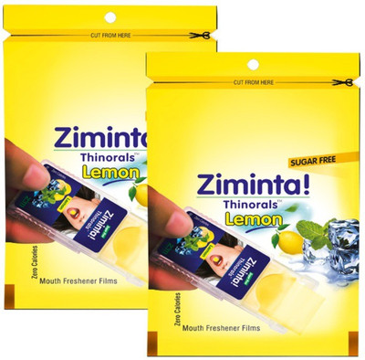 

Ziminta Mouth Freshener Orally Disintegrating Strips ( Sugar Free ) - 30 Strips (Lemon Flavour) - Pack Of 2 Strip(30 g)