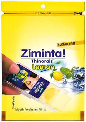 

Ziminta Mouth Freshener Orally Disintegrating Strips ( Sugar Free ) - 30 Strips (Lemon Flavour) Strip(30 g)