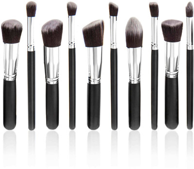 

fillwill Koolmate 10Pcs/Set Makeup Brush Set Premium Cosmetics Foundation Blending Blush Eyeliner(Pack of 10)