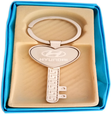 

MGP Fashion hundai in key shape gift,party,car,bike and stylish metal key chain Key Chain(Silver)