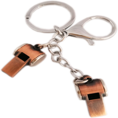 

MGP Fashion brown whistle not sound gift,ca,bike,couple,boy and girl metal keychain Key Chain(Brown)