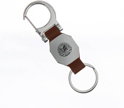 

MGP Fashion royal enfield brown made like gun ring lock birthday gift,car,bike,couple,new design,boy and girl metal keychain Locking Key Chain(Brown)