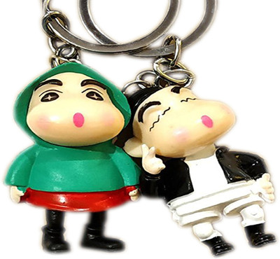 

MGP Fashion shinchan green and black white design combo birthday, gift,children,boy and girl key chain Key Chain(Multicolor)