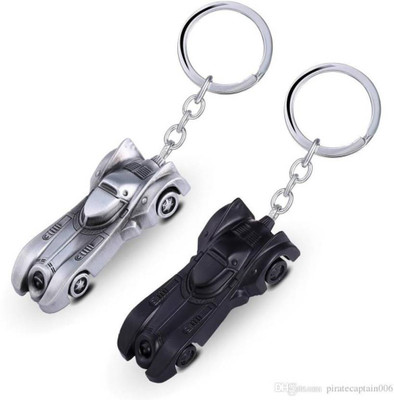 

MGP Fashion black and silver batman car birthday,gift,car,bike,cuople,new design metal key chain Key Chain(Multicolor)