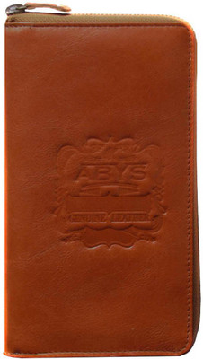 

ABYS 100% Genuine Leather 15 Card Holder(Set of 1, Tan)