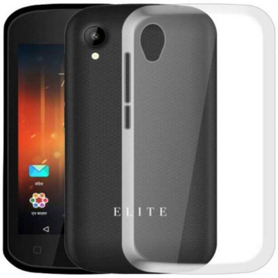 SRT Back Cover for Intex Aqua 4G Mini(Transparent, Pack of: 1)