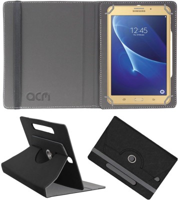 ACM Book Cover for Samsung Galaxy J Max 7 inch Designer Rotating Case(Black)