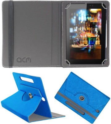 ACM Book Cover for Micromax Canvas Tab P701 7 inch Designer Rotating Case(Blue)