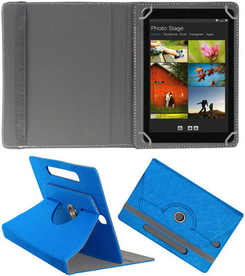 ACM Book Cover for Dell Venue 8 Rotating Case(Blue, Pack of: 1)