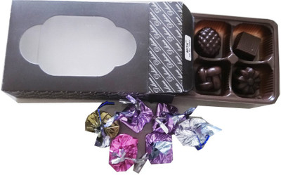 

Swankit's Homemade Roasted Almond Dark Chocolate 60 g Crackles(60 g)