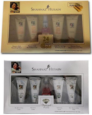 

Shahnaz Husain Shahnaz_Husain Gold and Diamond facial kit (Set of 10) 95 g(Set of 10)