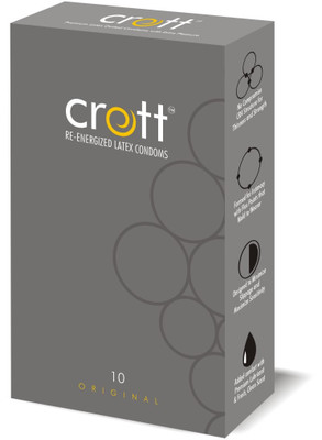 Crott india's first re-Energized dotted condom with Orignal FlavourÂ Condom(10S)