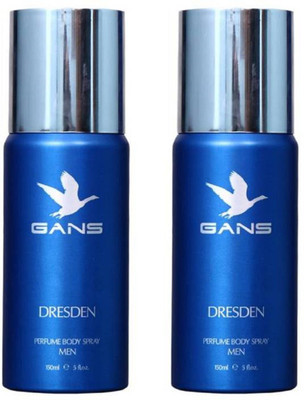 

GAIN DRESDEN Body Spray - For Men(300 ml, Pack of 2)