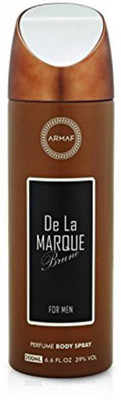 

Armaf De La Marque Brune Ferfume Bodyspray For Men -200ml Body Spray - For Men(200 ml)
